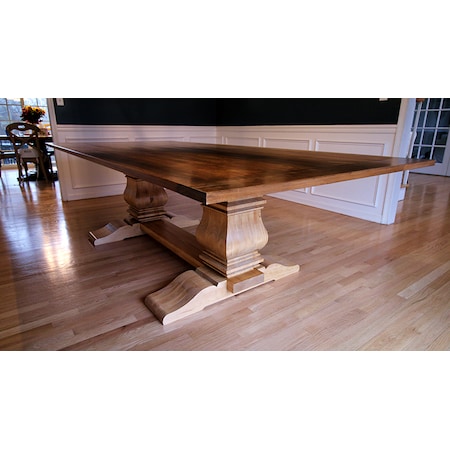 Osborne Wood Products 71 1/2 x 44 1/2 Timeless Trestle Table in Beech PK 1143BCH